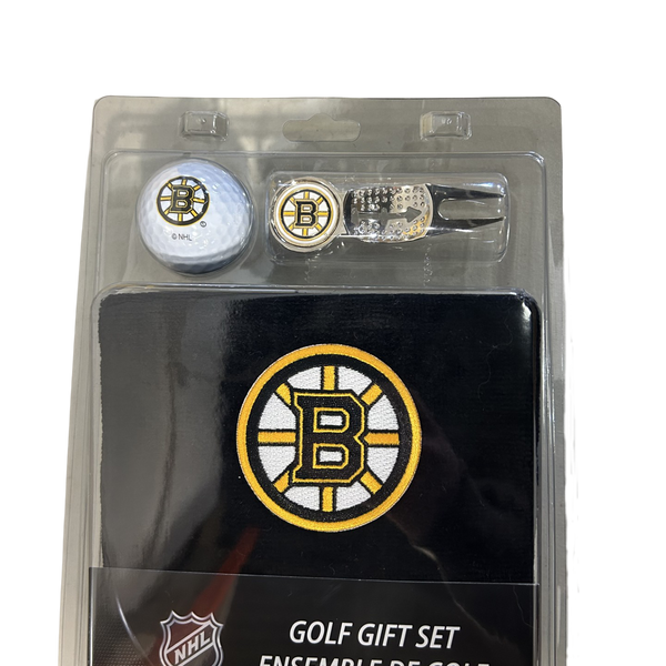 Boston Bruins 4 Piece Golf Gift Set