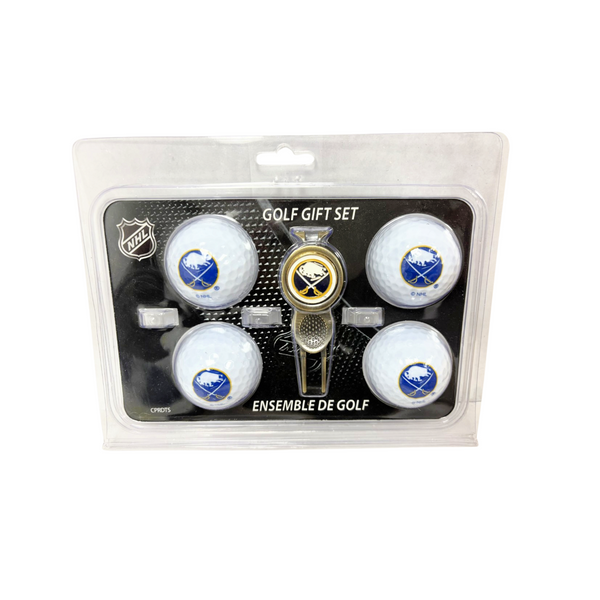 Buffalo Sabres Divot Tool & 4 Ball Gift Set