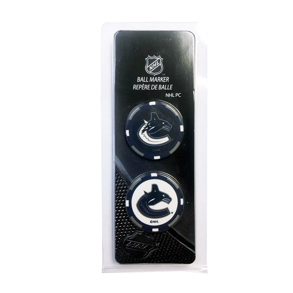 Vancouver Canucks Poker Chip Ball Markers (2-Pack)