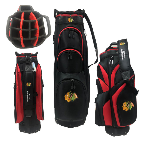 NHL Officially Licensed Cart Golf Bags Chicago Blackhawks