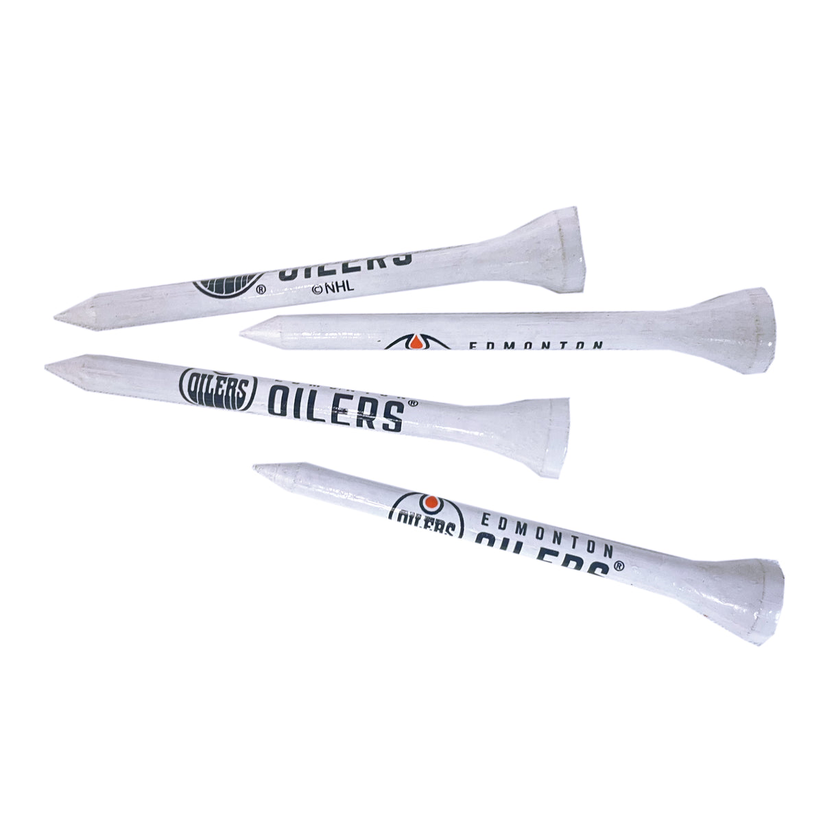 Edmonton Oilers Tees - 40 Count (White)