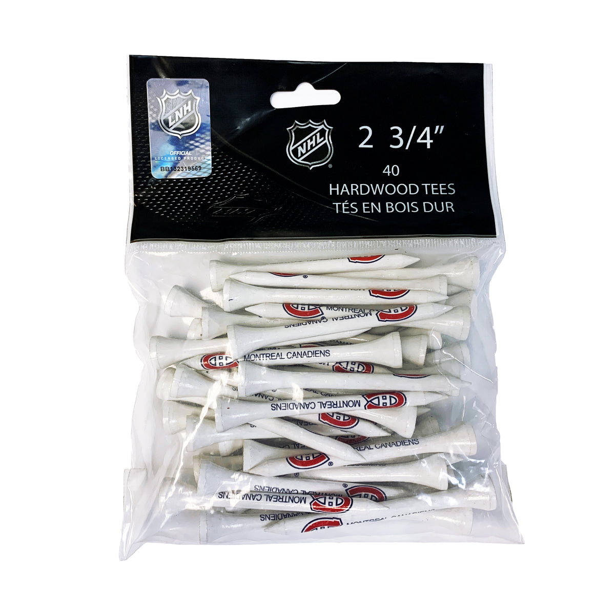 Montreal Canadiens Tees - 40 Count (White)