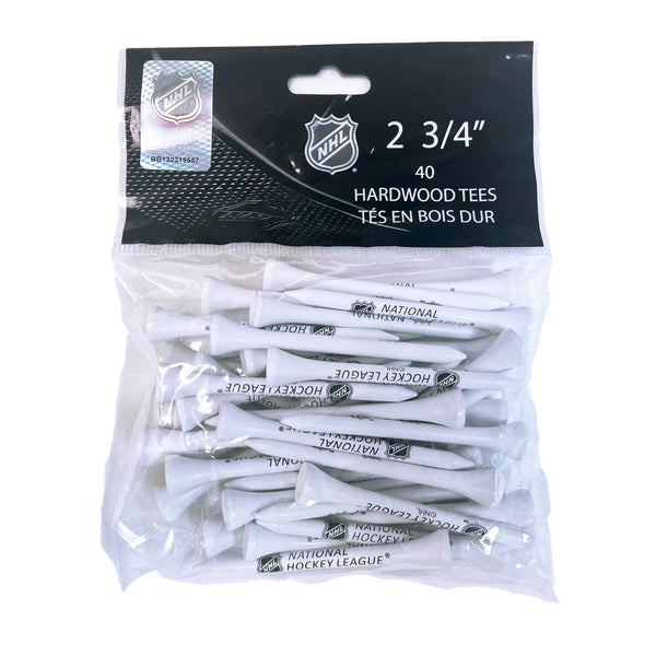 NHL Shield Tees - 40 Count (White)