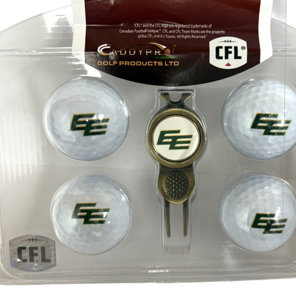 Edmonton Elks Divot Tool & 4 Ball Gift Set (White Balls)