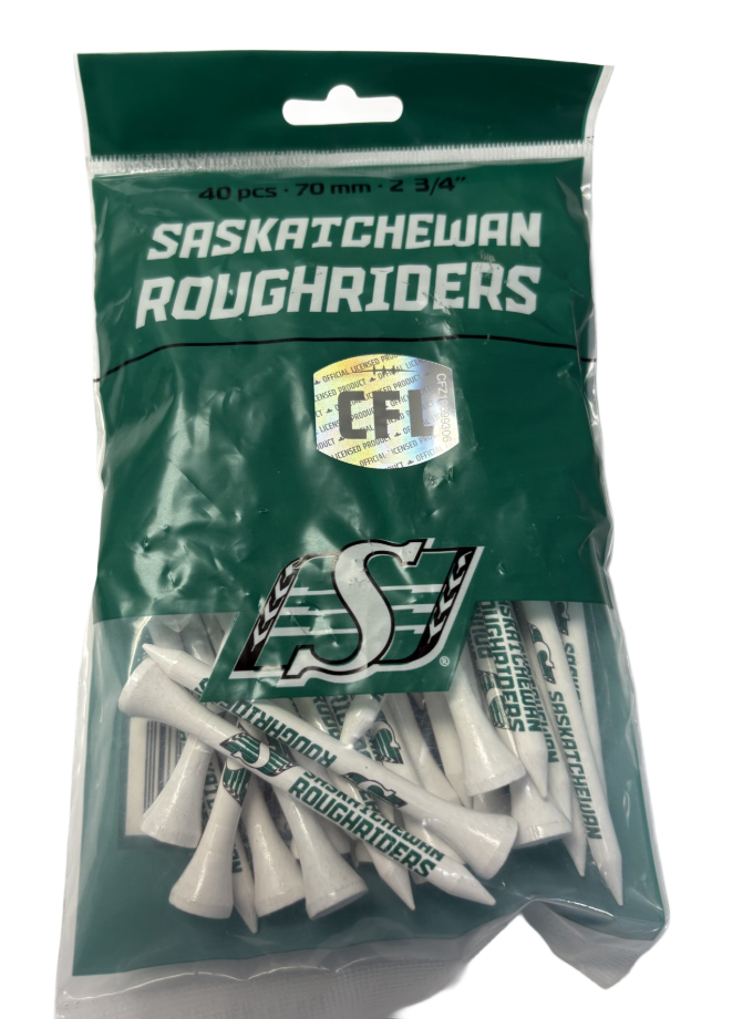 Saskatchewan Roughriders Tees - 40 Count (White)
