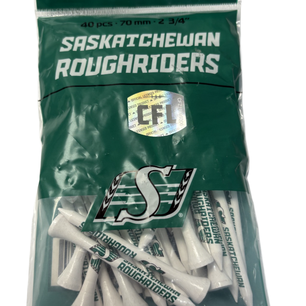 Saskatchewan Roughriders Tees - 40 Count (White)