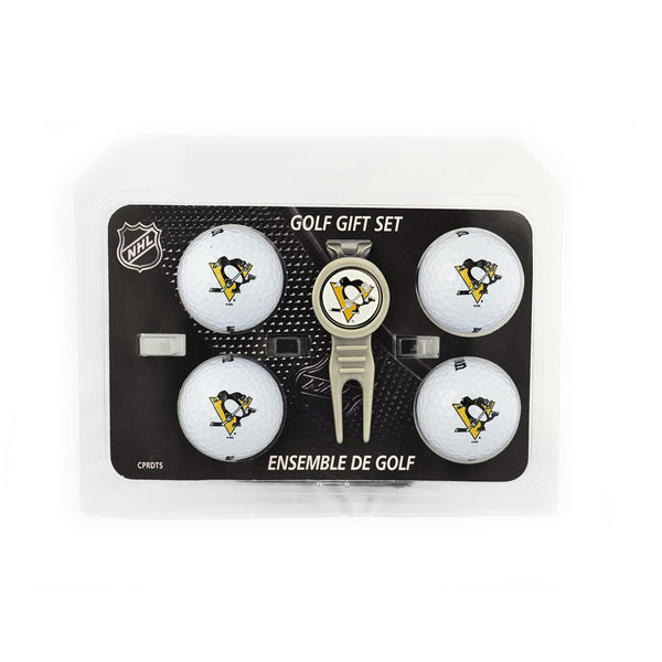 Pittsburgh Penguins Divot Tool & 4 Ball Gift Set