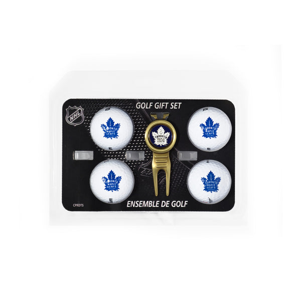 Toronto Maple Leafs Divot Tool & 4 Ball Gift Set