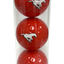 3 Ball Tube - Calgary Stampeders (Red)