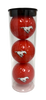3 Ball Tube - Calgary Stampeders (Red)