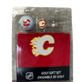 Calgary Flames 4 Piece Golf Gift Set