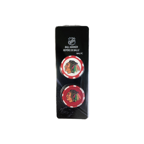Chicago Blackhawks Poker Chip Ball Markers (2-Pack)