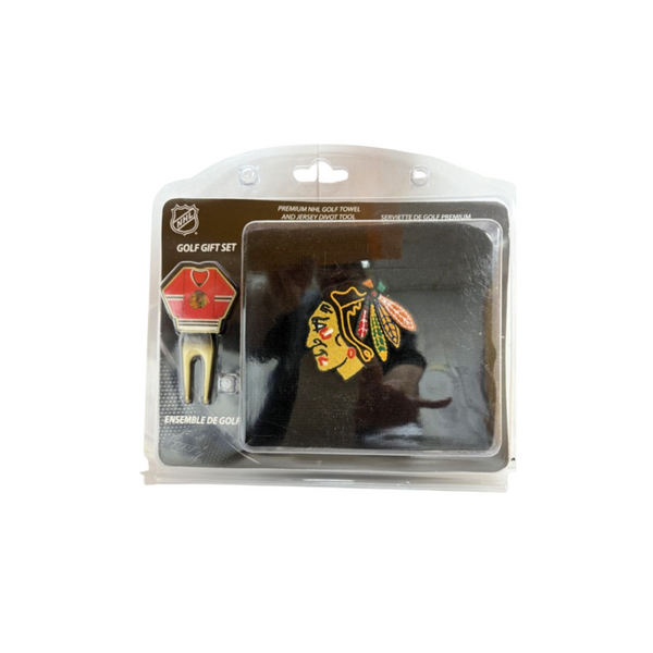Chicago Blackhawks 2 Piece Golf Gift Set