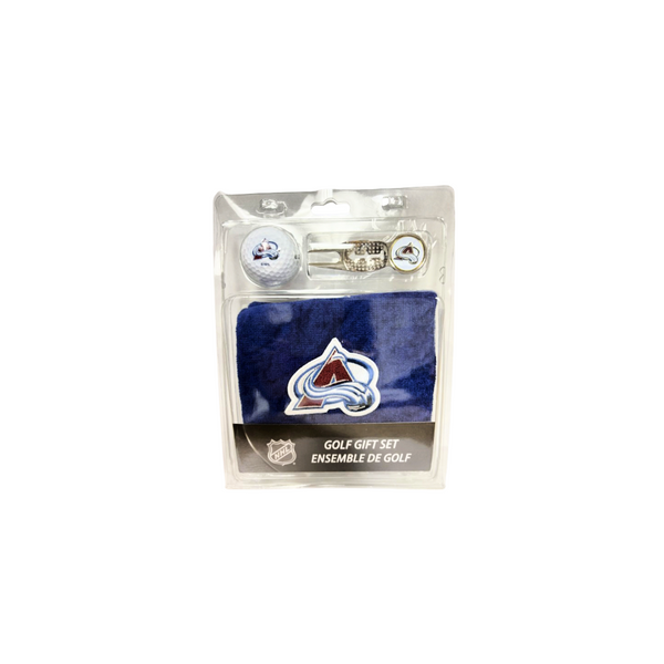 Colorado Avalanche 4 Piece Golf Gift Set