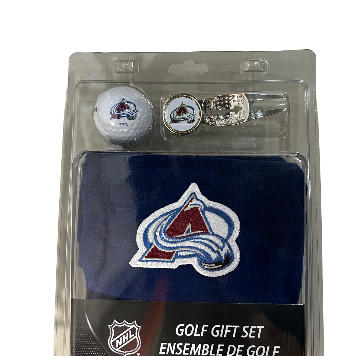Colorado Avalanche 4 Piece Golf Gift Set