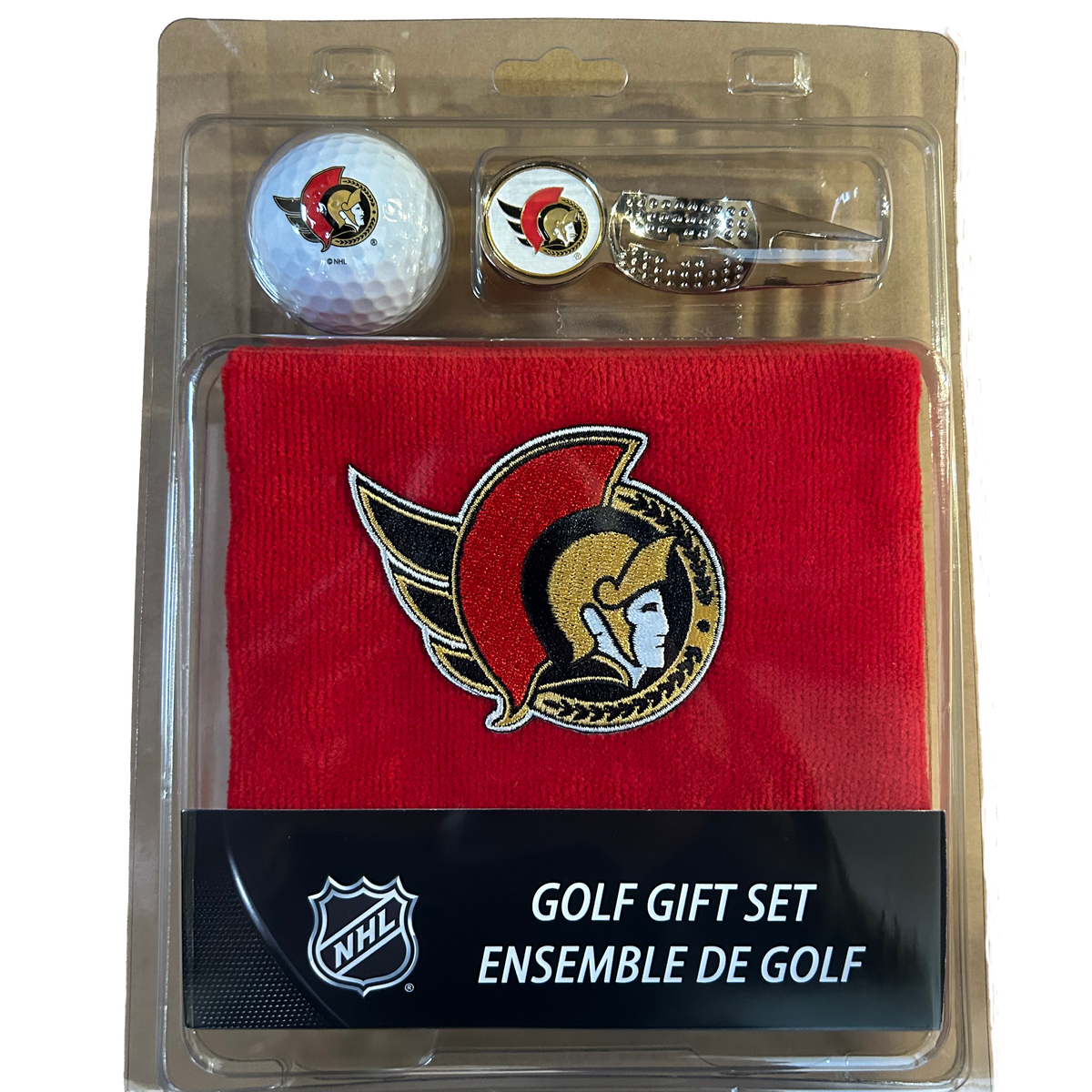 Ottawa Senators 4 Piece Golf Gift Set