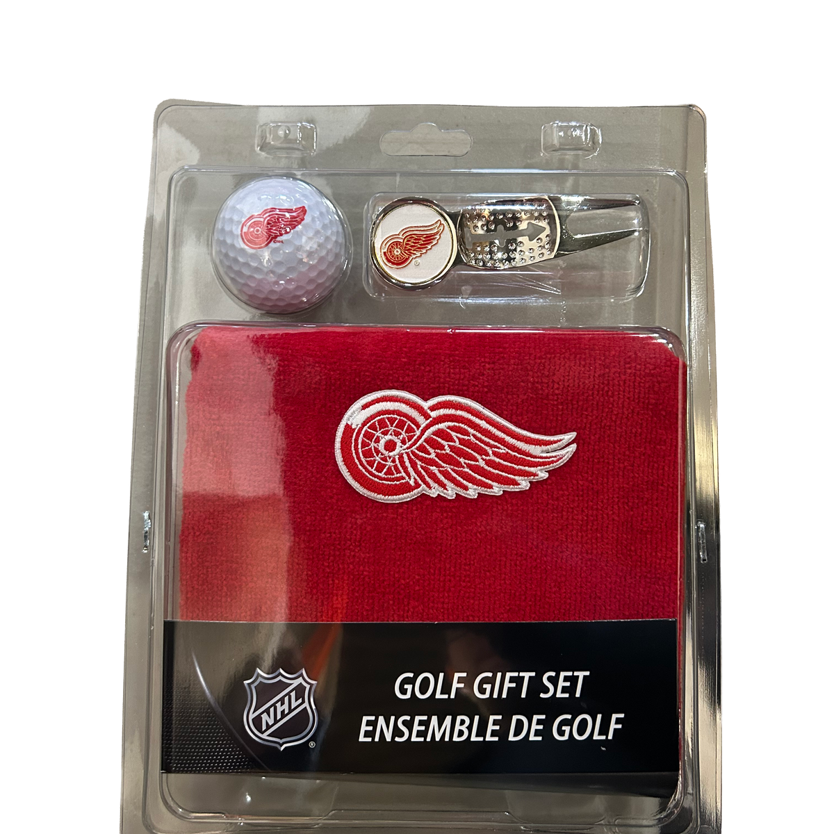 Detroit Red Wings 4 Piece Golf Gift Set