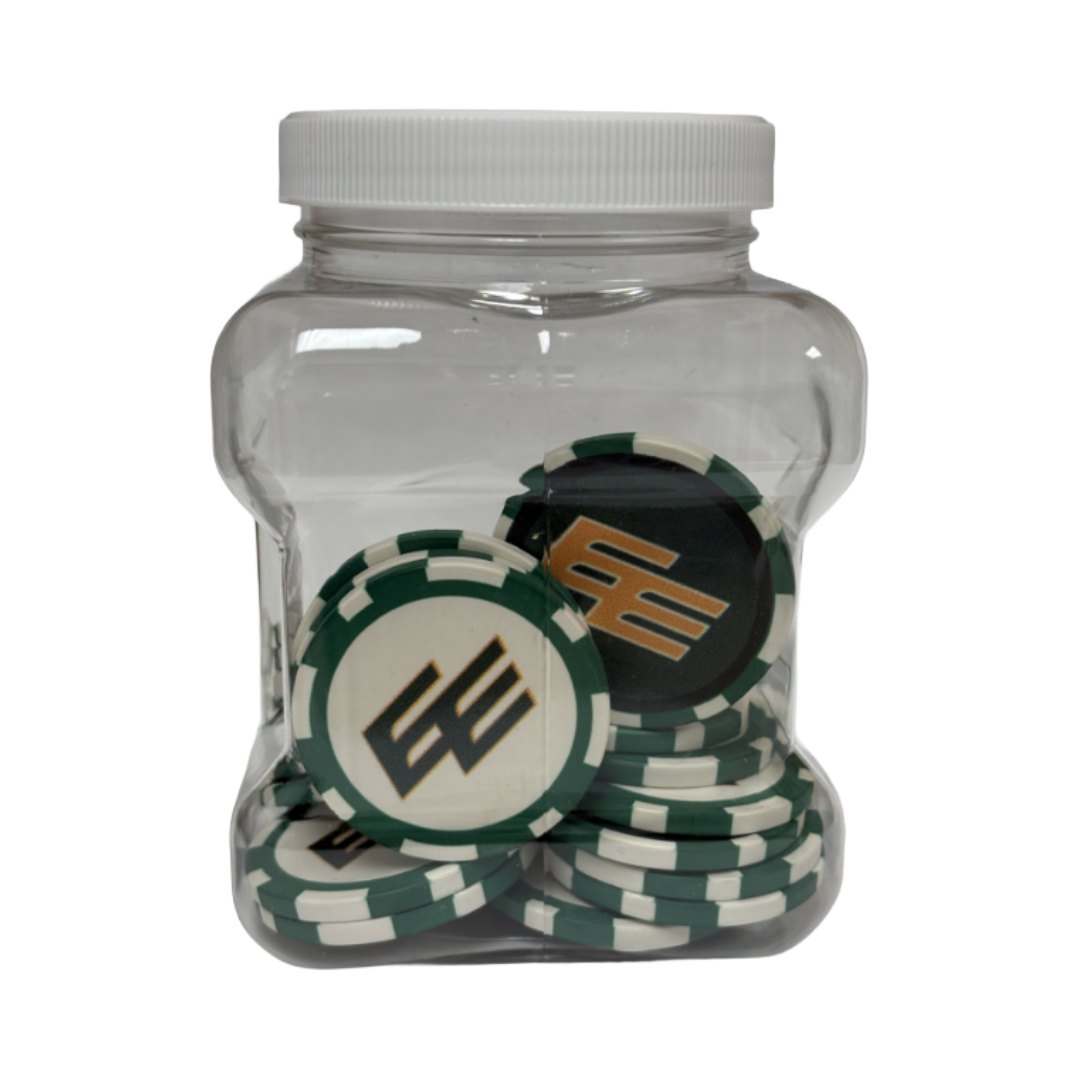 25 CFL Poker Chips Edmonton Elks
