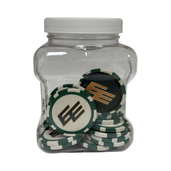 25 CFL Poker Chips Edmonton Elks