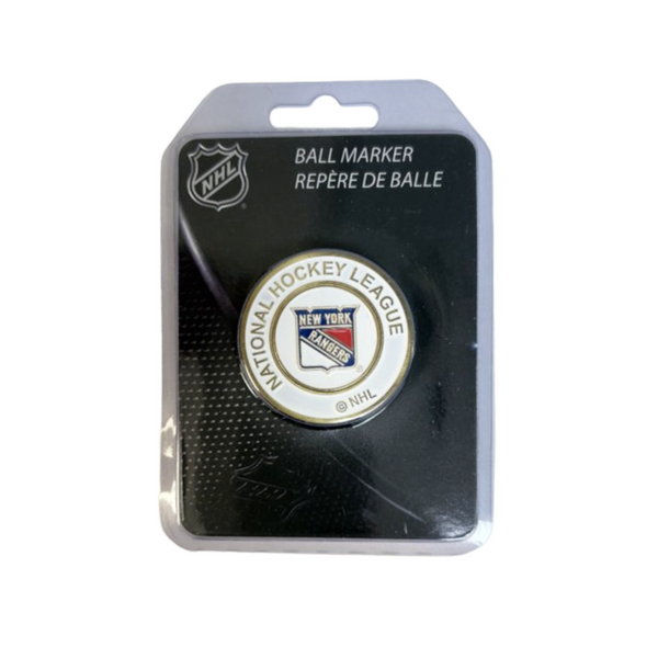 NHL Medallion w/Ball Marker New York Rangers