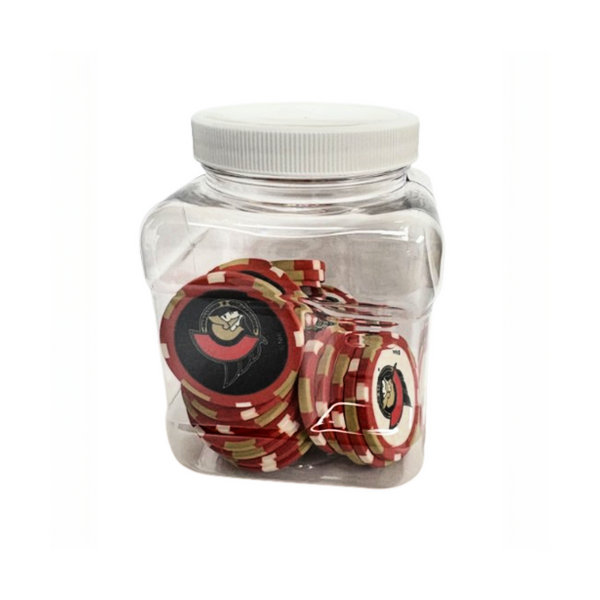 25 NHL Poker Chips Ottawa Senators