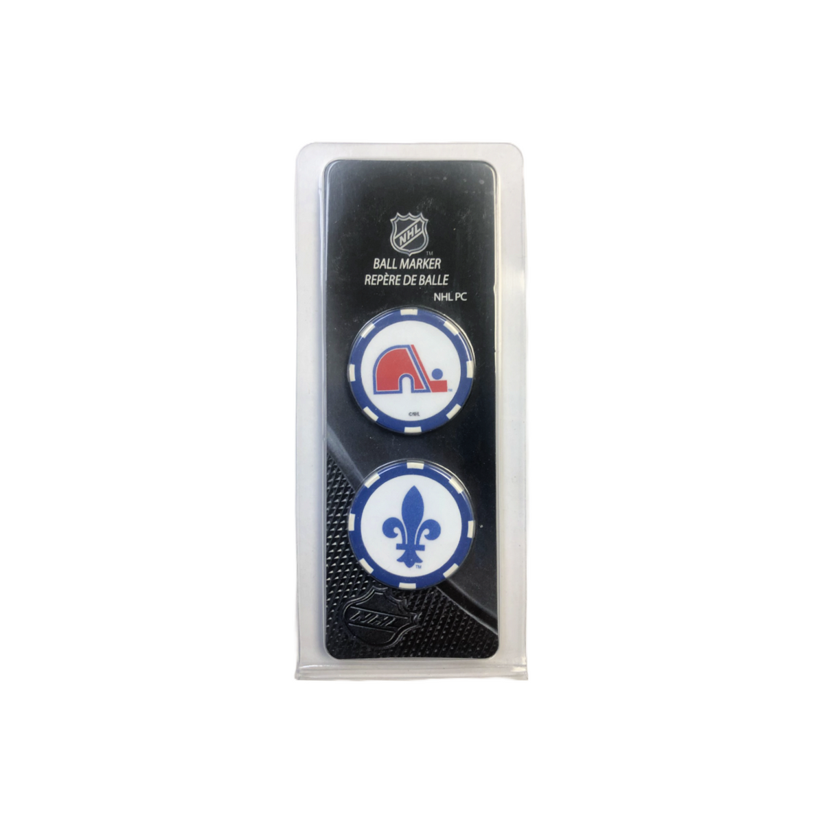 Quebec Nordiques Poker Chip Ball Markers (2-Pack)