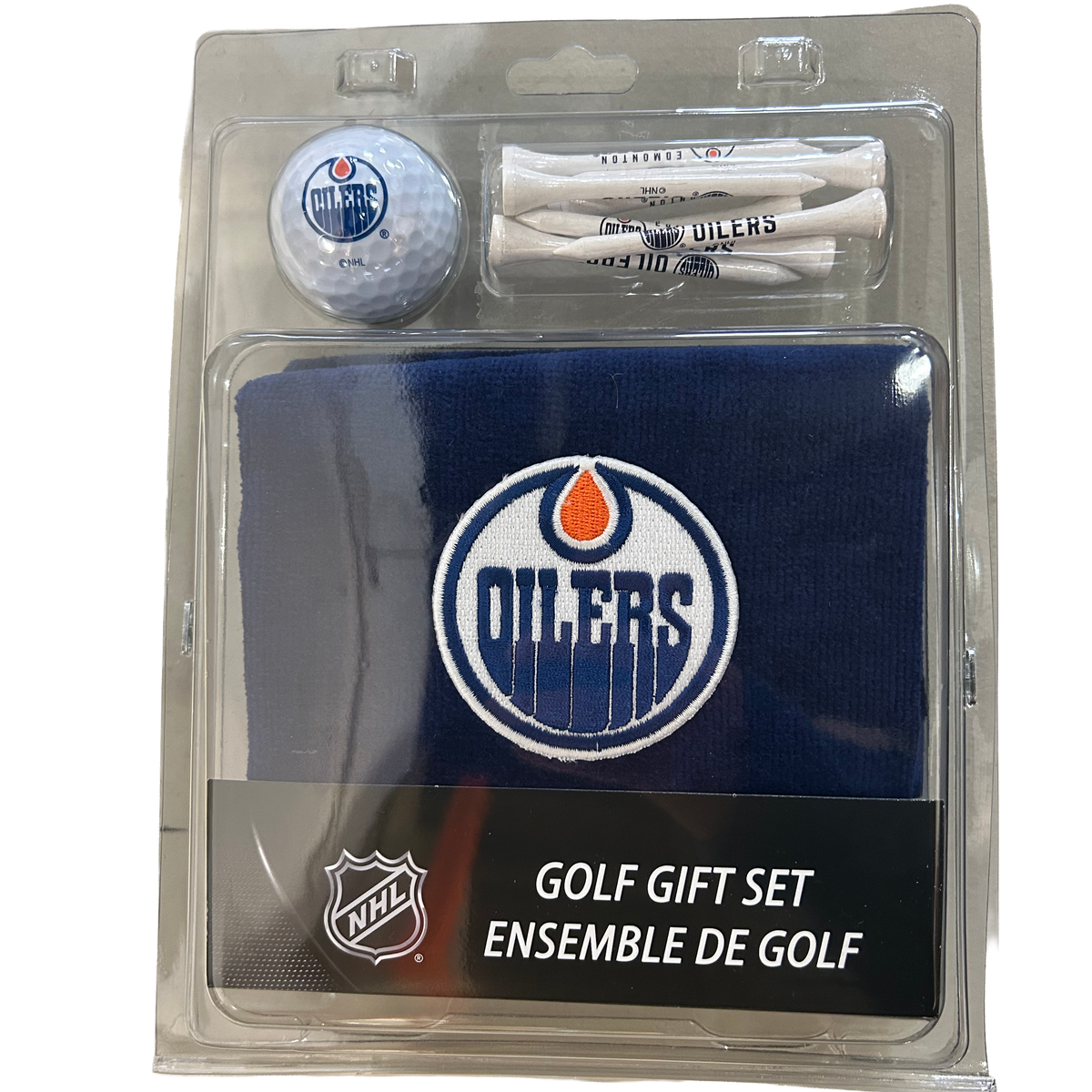 Towel, Ball, Tees Gift Set Edmonton Oilers