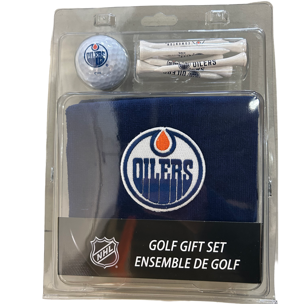 Towel, Ball, Tees Gift Set Edmonton Oilers