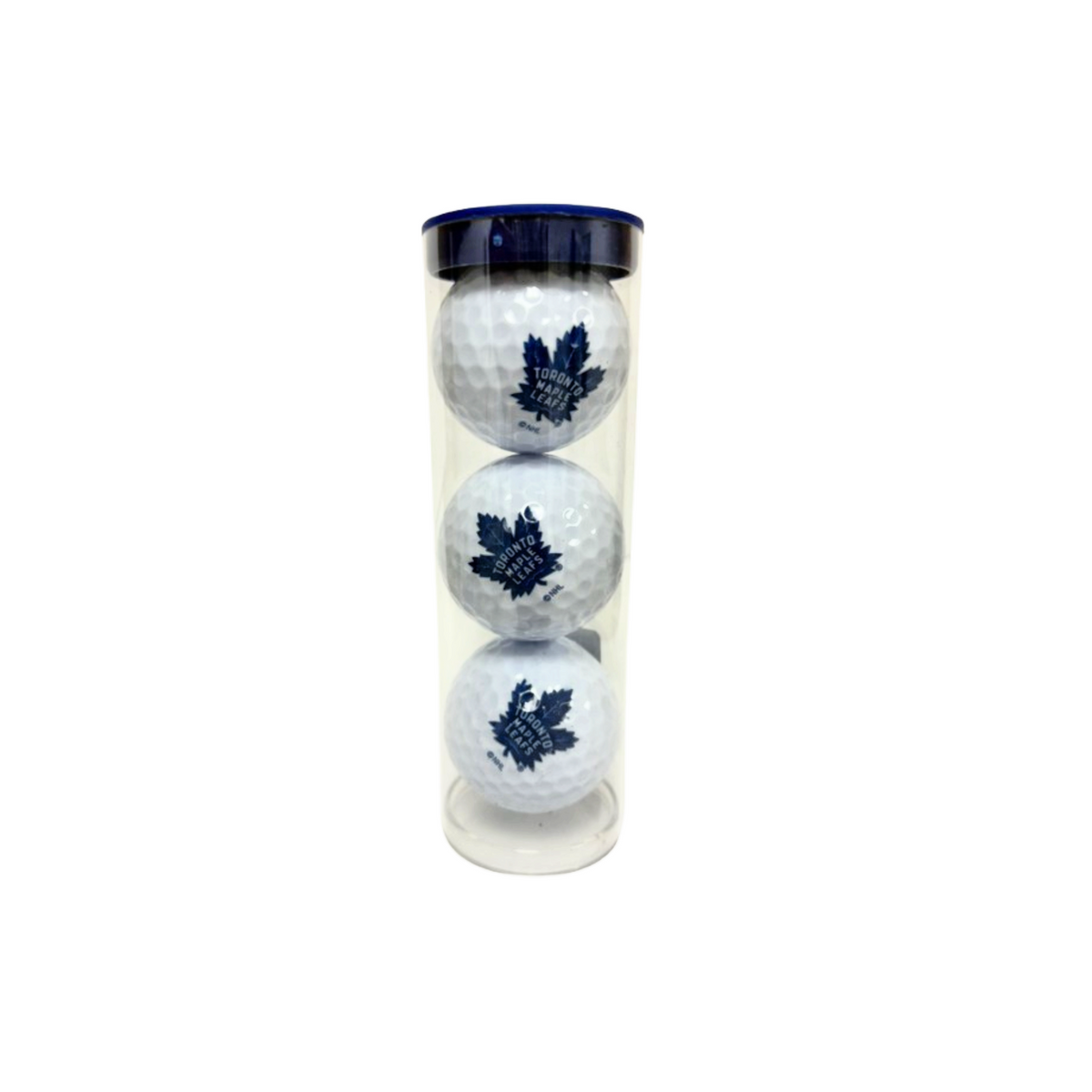 3 Ball Tube - Toronto Maple Leafs (White)