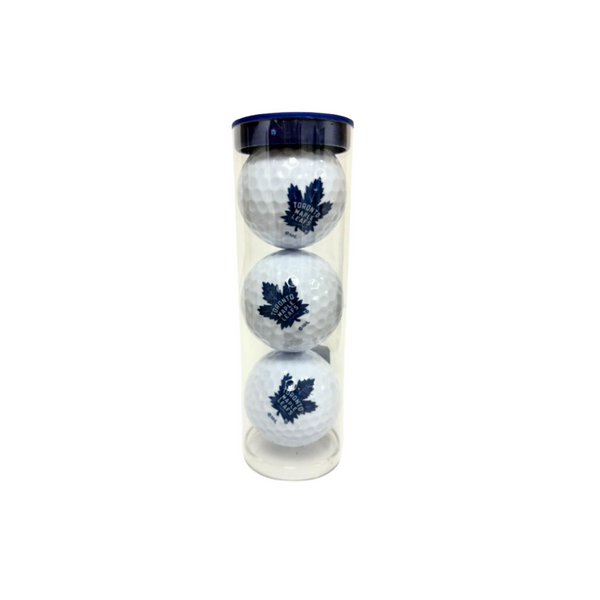3 Ball Tube - Toronto Maple Leafs (White)