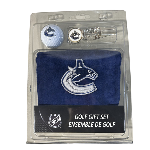 Vancouver Canucks 4 Piece Golf Gift Set