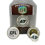 CFL Medallion w/Ball Marker Saskatchewan Roughriders