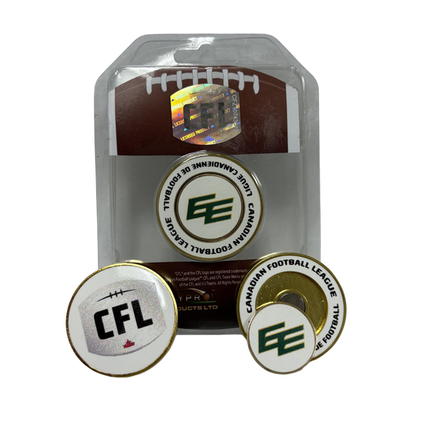 CFL Medallion w/Ball Marker Edmonton Elks