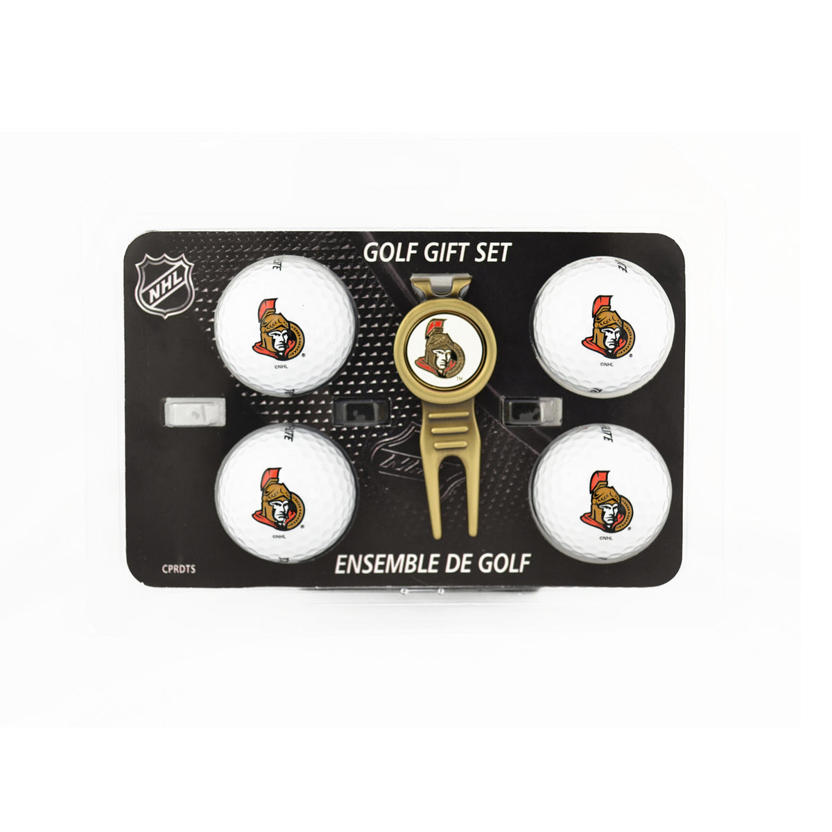 Ottawa Senator Divot Tool & 4 Ball Gift Set