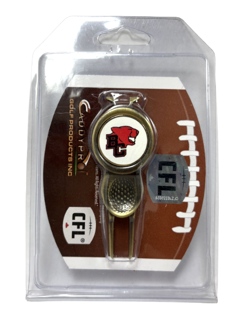 Brass Divot Tool w/Ball Marker BC Lions