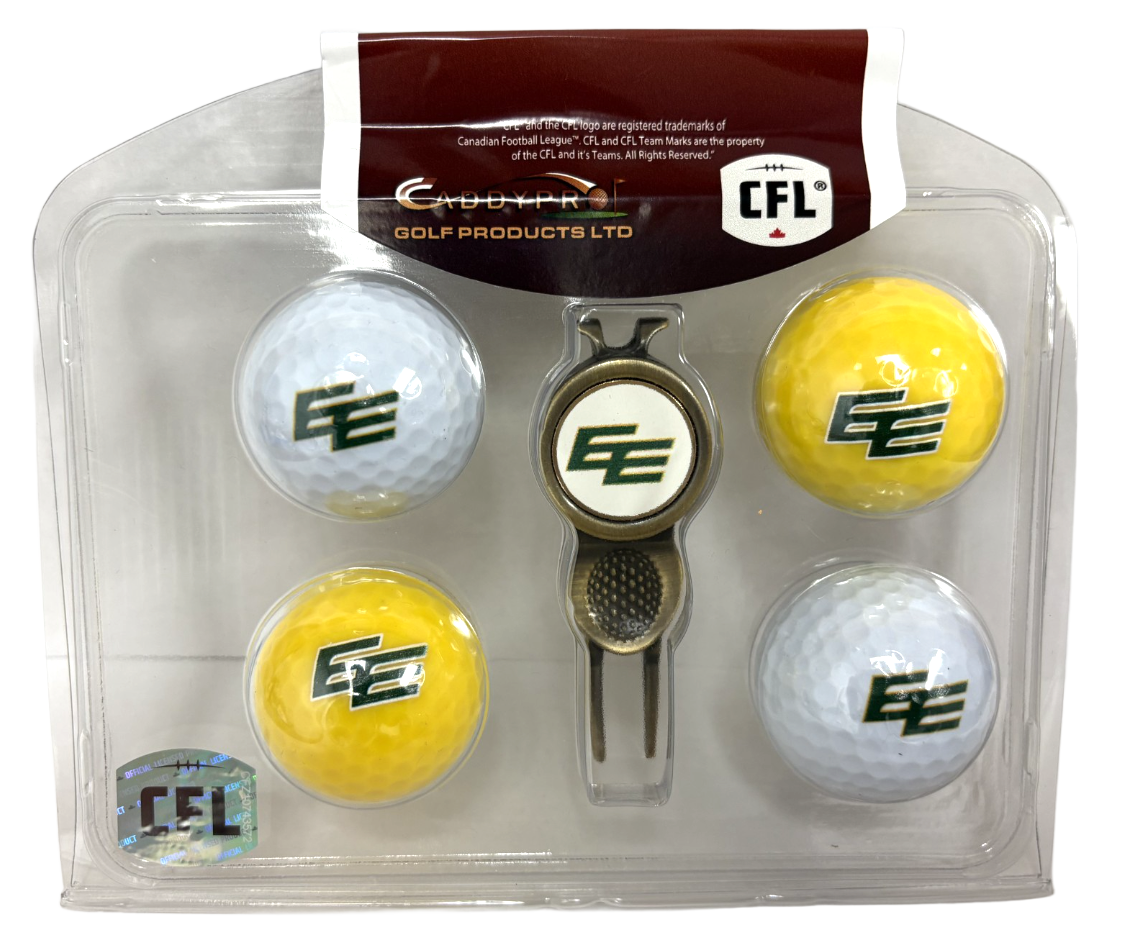 Edmonton Elks Divot Tool & 4 Ball Gift Set (Mixed Balls)