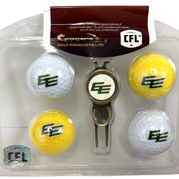 Edmonton Elks Divot Tool & 4 Ball Gift Set (Mixed Balls)