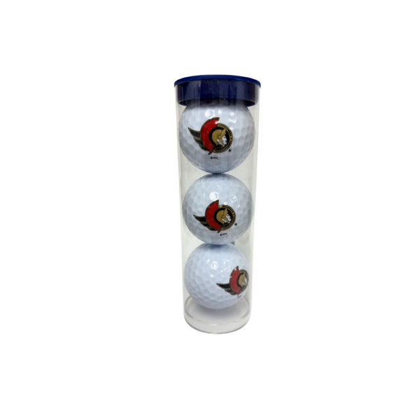 3 Ball Tube - Ottawa Senators (White)
