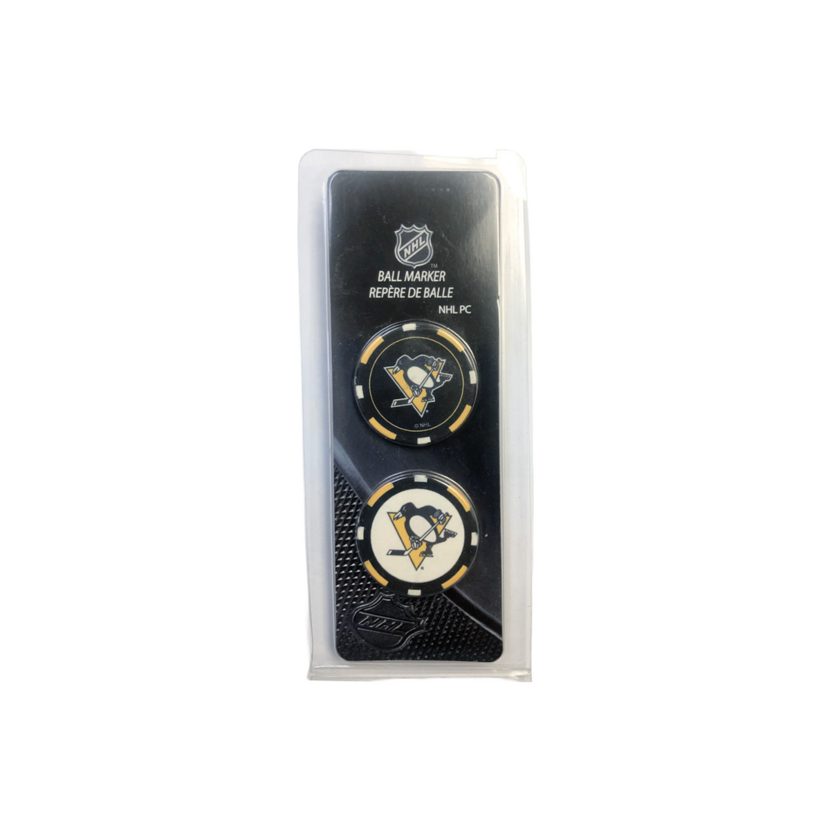 Pittsburgh Penguins Poker Chip Ball Markers (2-Pack)