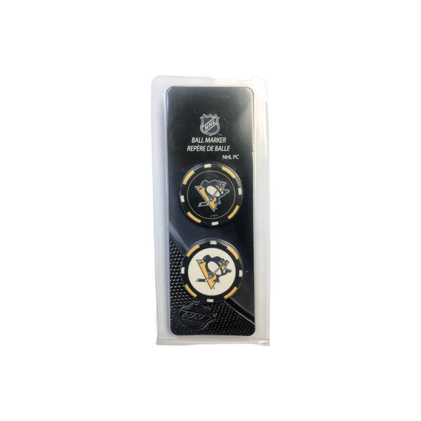 Pittsburgh Penguins Poker Chip Ball Markers (2-Pack)