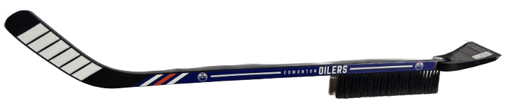 Edmonton Oilers Hockey Stick Winter Brush