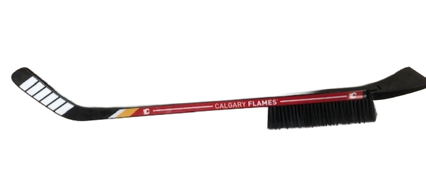 Calgary Flames Hockey Stick Winter Brush
