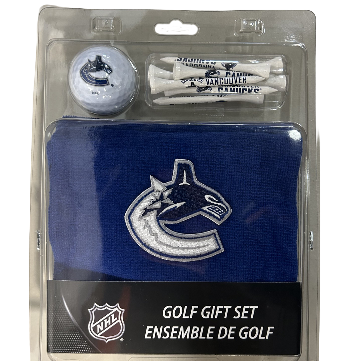 Towel, Ball, Tees Gift Set Vancouver Canucks