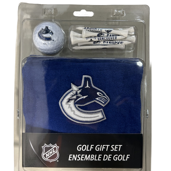 Towel, Ball, Tees Gift Set Vancouver Canucks