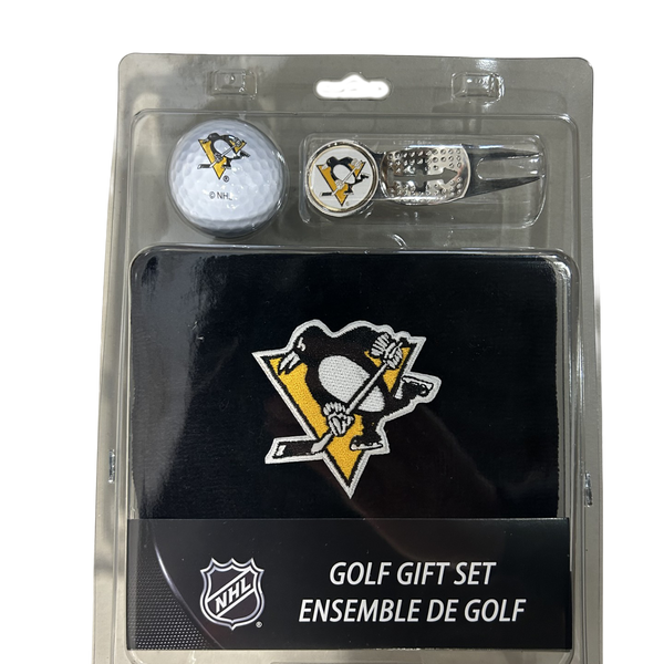 Pittsburgh Penguins 4 Piece Golf Gift Set