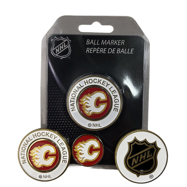 NHL Medallion w/Ball Marker Calgary Flames