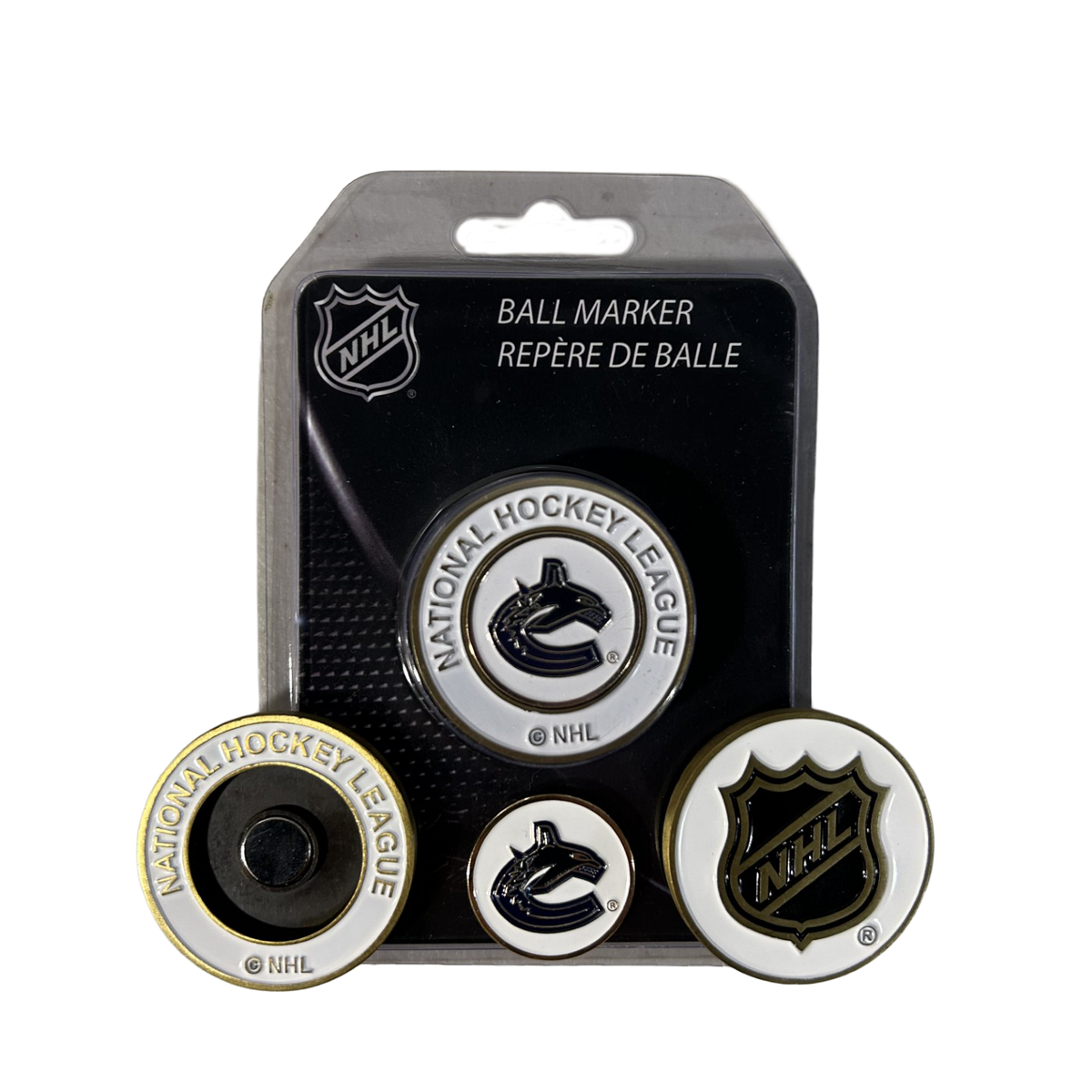 NHL Medallion w/Ball Marker Vancouver Canucks