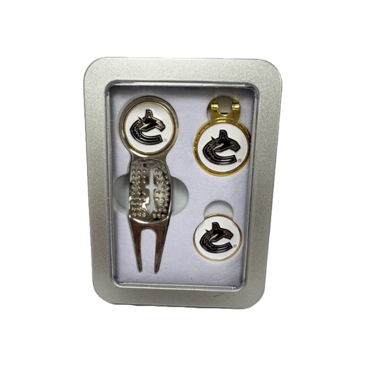 Small Gift Tin Set Vancouver Canucks