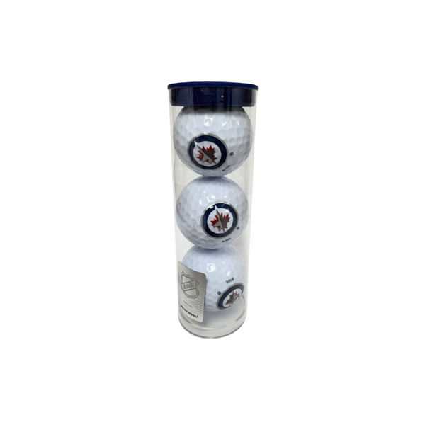 3 Ball Tube - Winnipeg Jets (White)